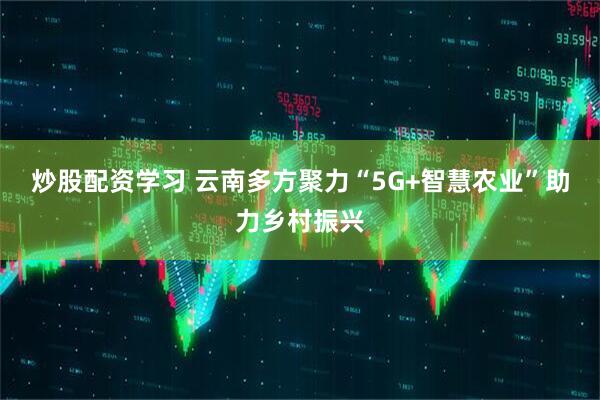 炒股配资学习 云南多方聚力“5G+智慧农业”助力乡村振兴